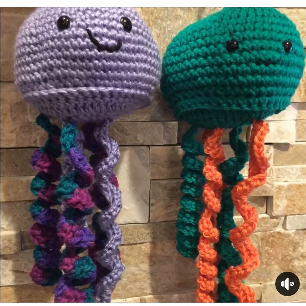 Crocheted octopus